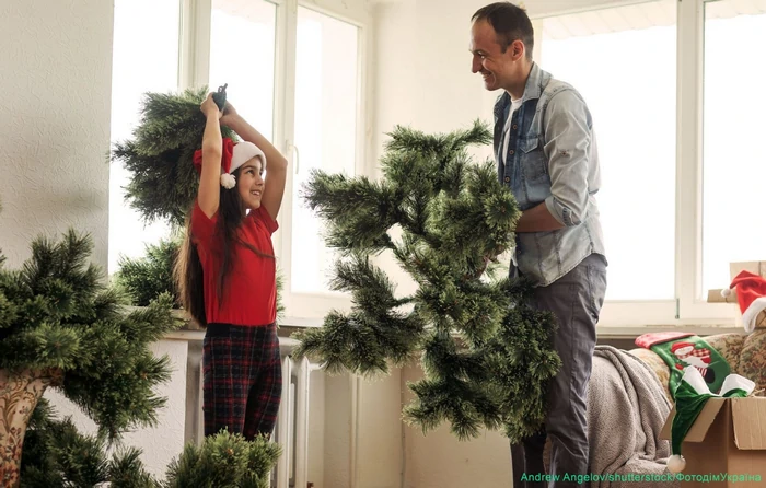 umelý vianočný stromček